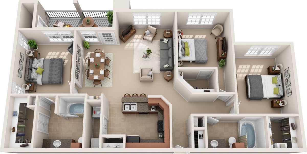 Paradise Key floor plan